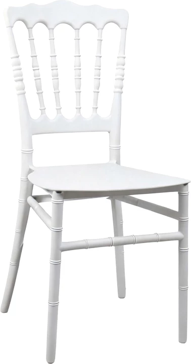 Karrige Napoleon PP e bardhë, 38.5x46.5x89cm