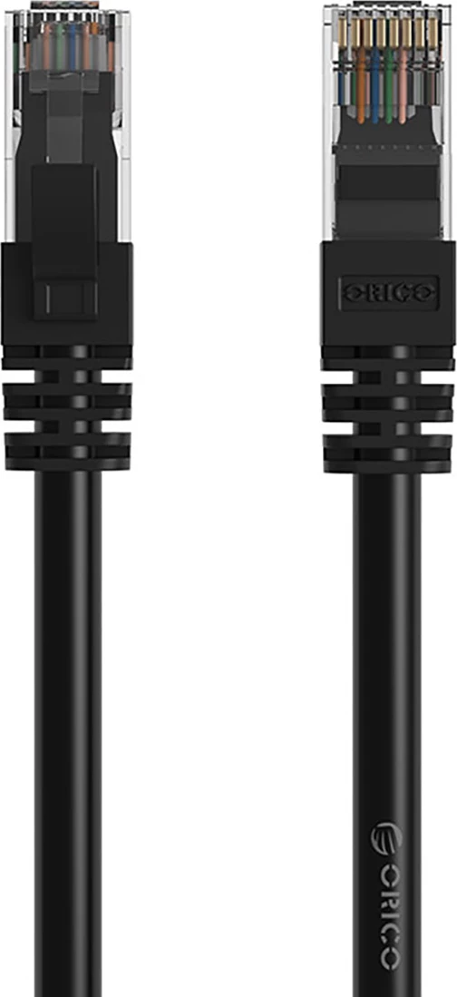 Kabllo rrjeti Orico PUG-C6 CAT6 15 m 1000 Mbps RJ45, e zezë (paketim string bag)