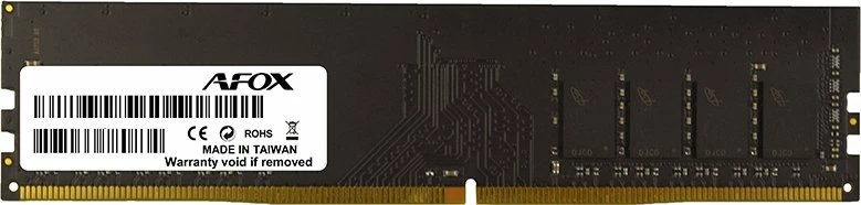 RAM Memorje AFOX AFLD38BK1P 8GB DDR3 1600MHz CL11 UDIMM, e gjelbër