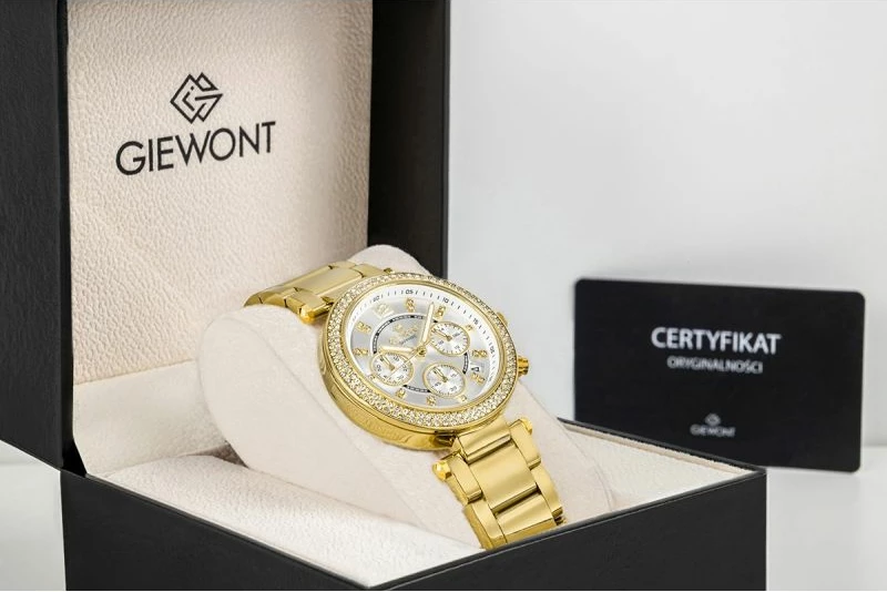 Orë dore femrash Giewont GW3380-B2, gold silver