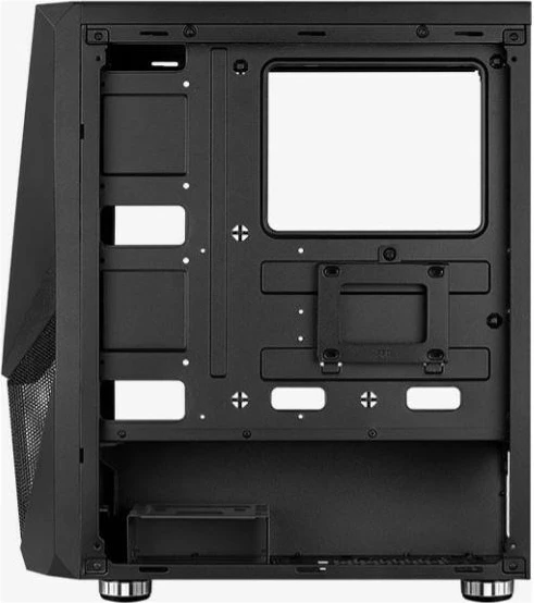 Kasë Aerocool PGS Zauron FRGB-G-BK-V1, e zezë