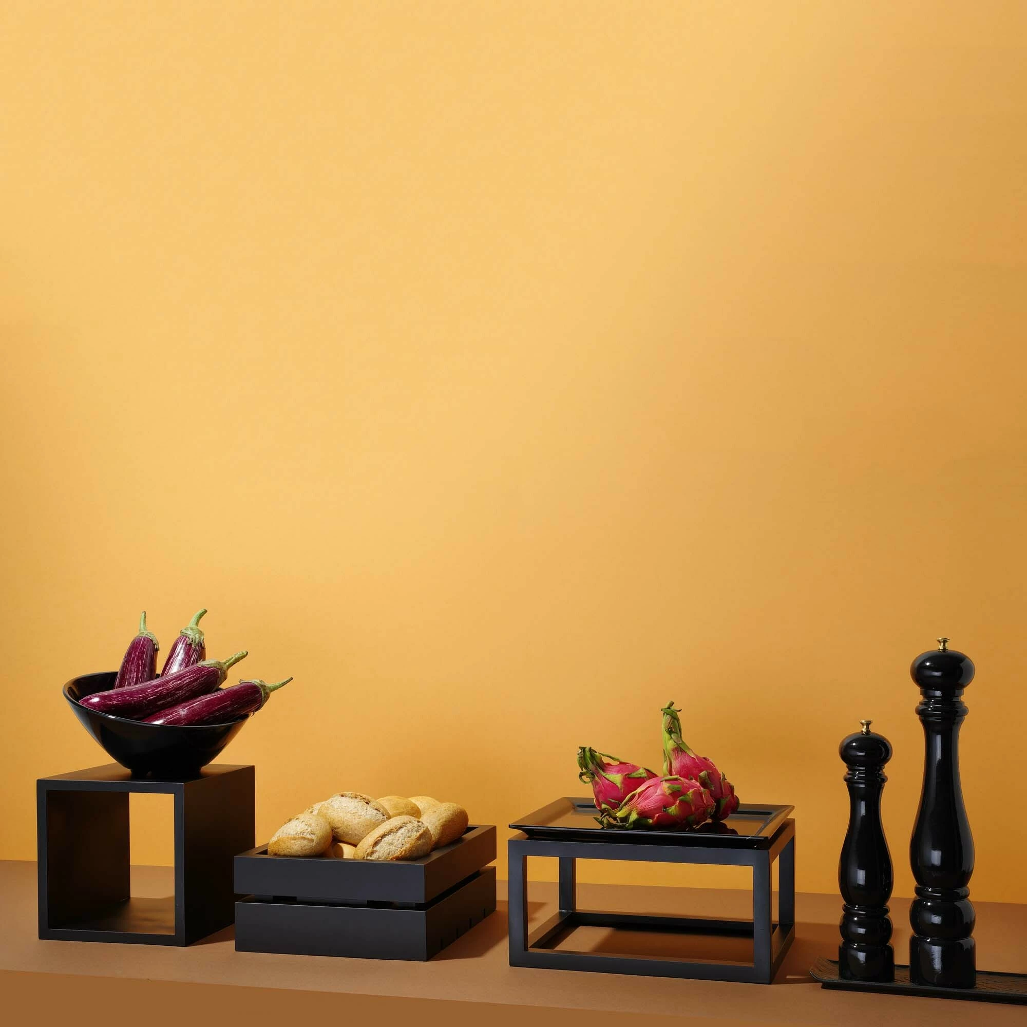 stendë buffet druri lisi, Fine Dine Madeira, Ø150 mm x lartësi 100 mm, kafe