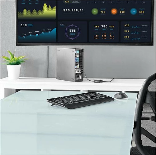 Adapter kabllo DisplayPort në HDMI StarTech DP2HDMI2, 0.21 m, 1080p, i zi