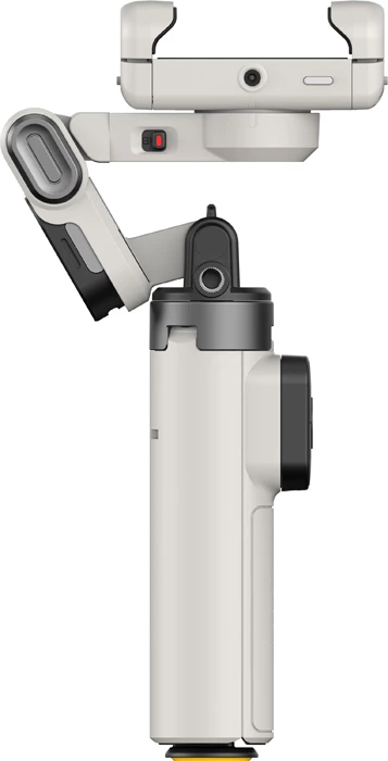 Gimbal për celular AOCHUAN Smart M3 Pro mini, AI face tracking, 4-në-1, 66 cm, RGB, telekomandë Bluetooth, i bardhë