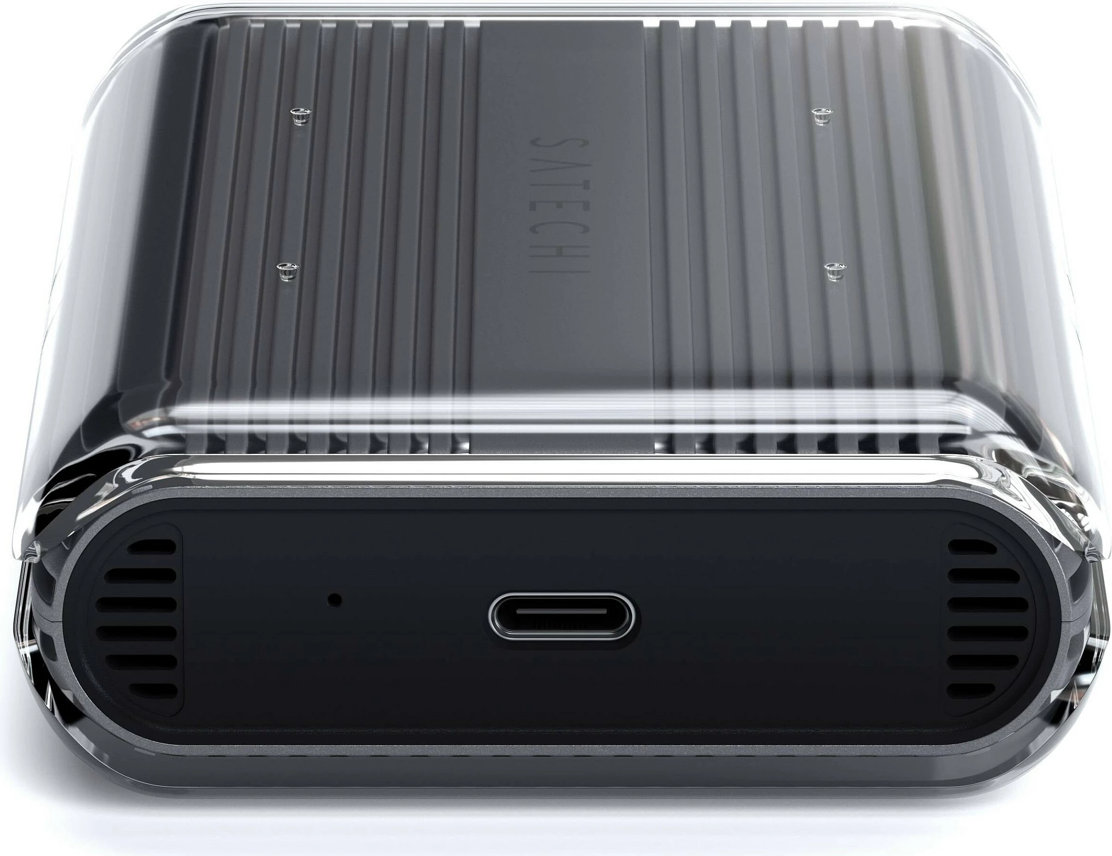 Kuti eksterne për SSD NVMe Satechi USB4 NVMe SSD Pro Enclosure, gri
