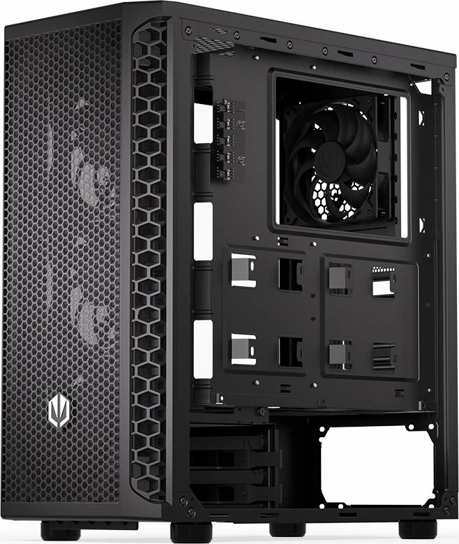 Kasë Endorfy Signum 300 Air EY2A005 Midi Tower ATX/mATX/Mini-ITX, panel anësor xham i kalitur, 4x Stratus 120 PWM fanë, e zezë
