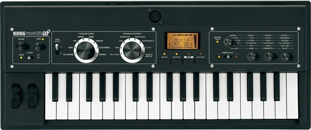 Sintetizator Korg microKORG XL+, vocoder, i zi