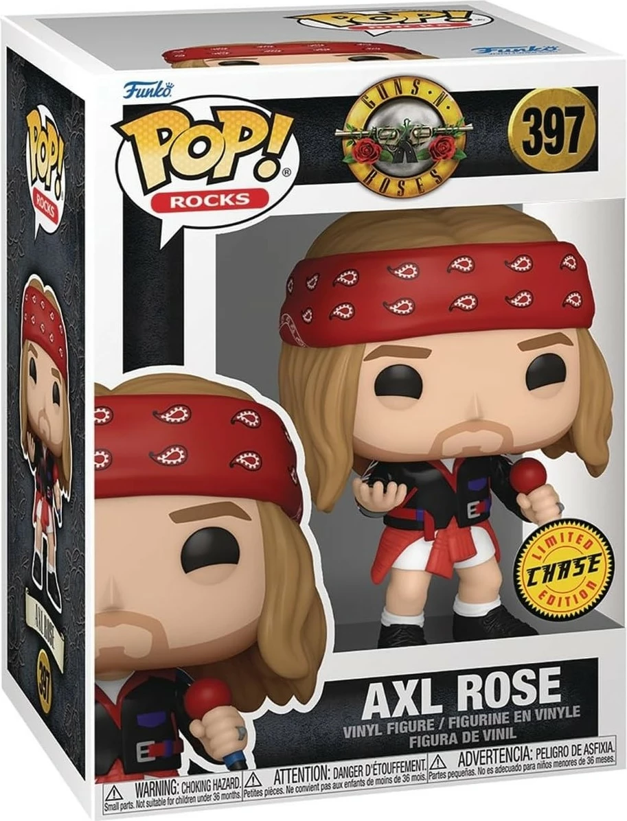 Figurinë vinili Funko POP! Rocks Guns N' Roses Axl Rose (1992) me Chase