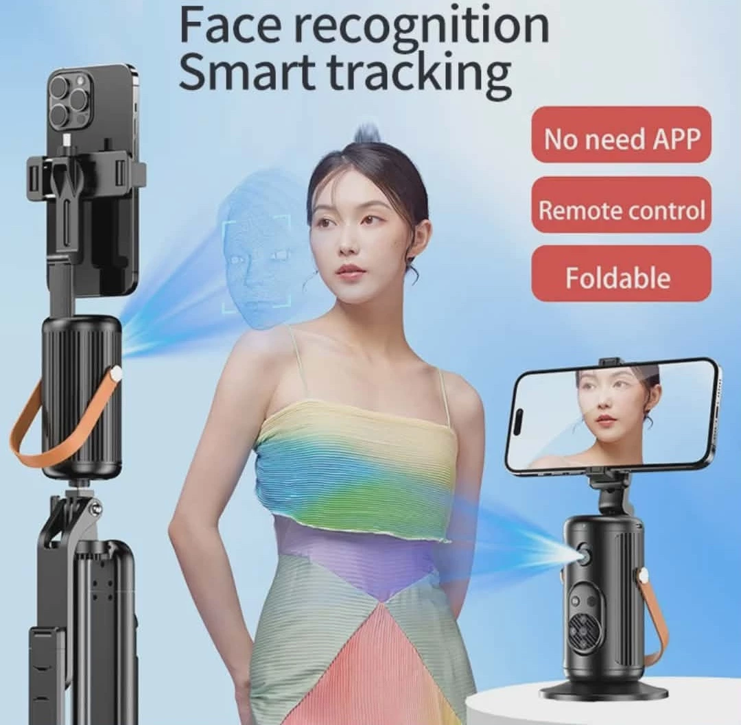 Mbajtëse Telefoni me Gjurmim Automatik të Fytyrës dhe Rotacion Smart