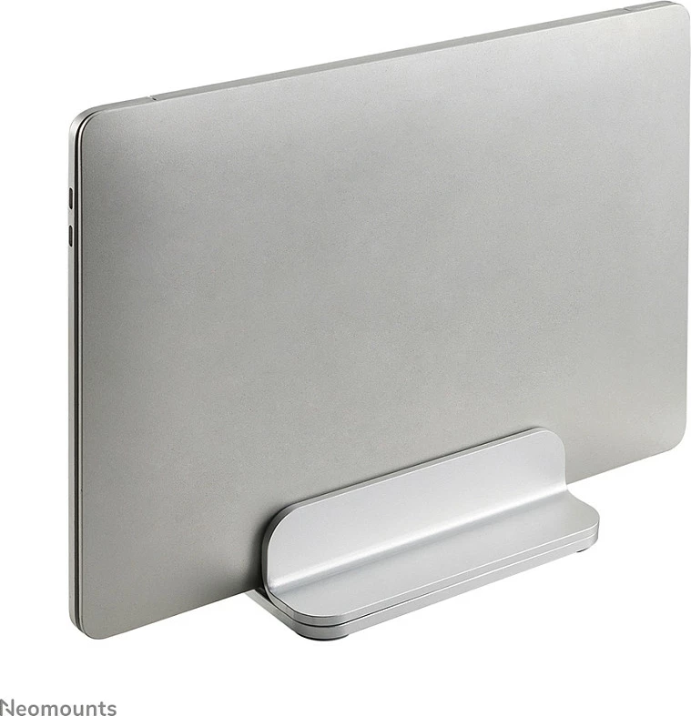 Mbajtës vertikal për laptop Neomounts NSLS300SILVER, 11-17", alumin, 5 kg, i argjendtë