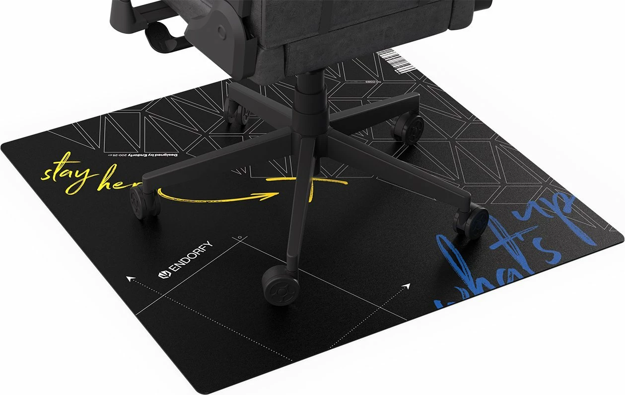 Mat mbrojtëse dyshemeje Endorfy Floor Pad FP90S (EY8G002) 90×90 cm 2.3 mm e zezë