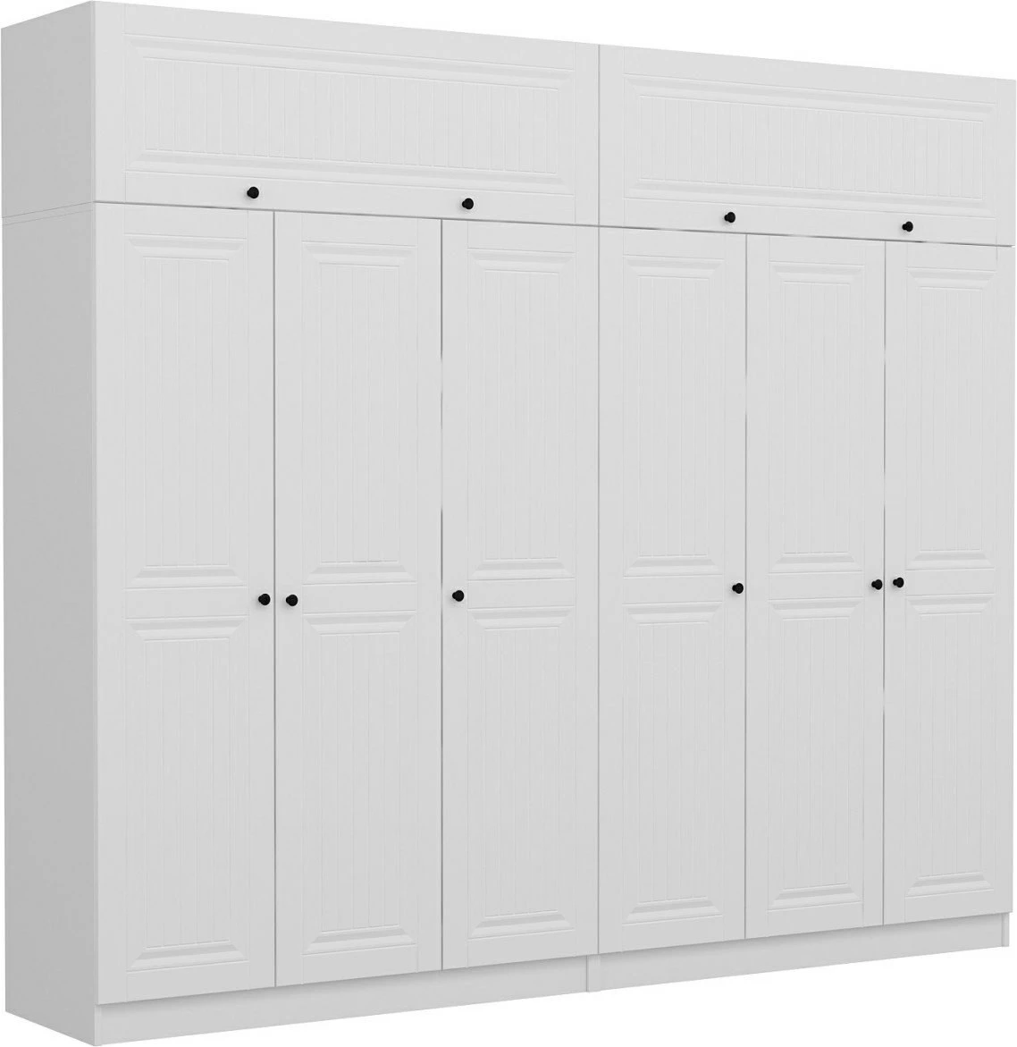 Dollap i bardhë për dhomë gjumi, Skye Decor, Kale - 5230