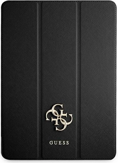 Mbështjellës Guess Saffiano për iPad 12.9" 2021, Book Cover, e zezë