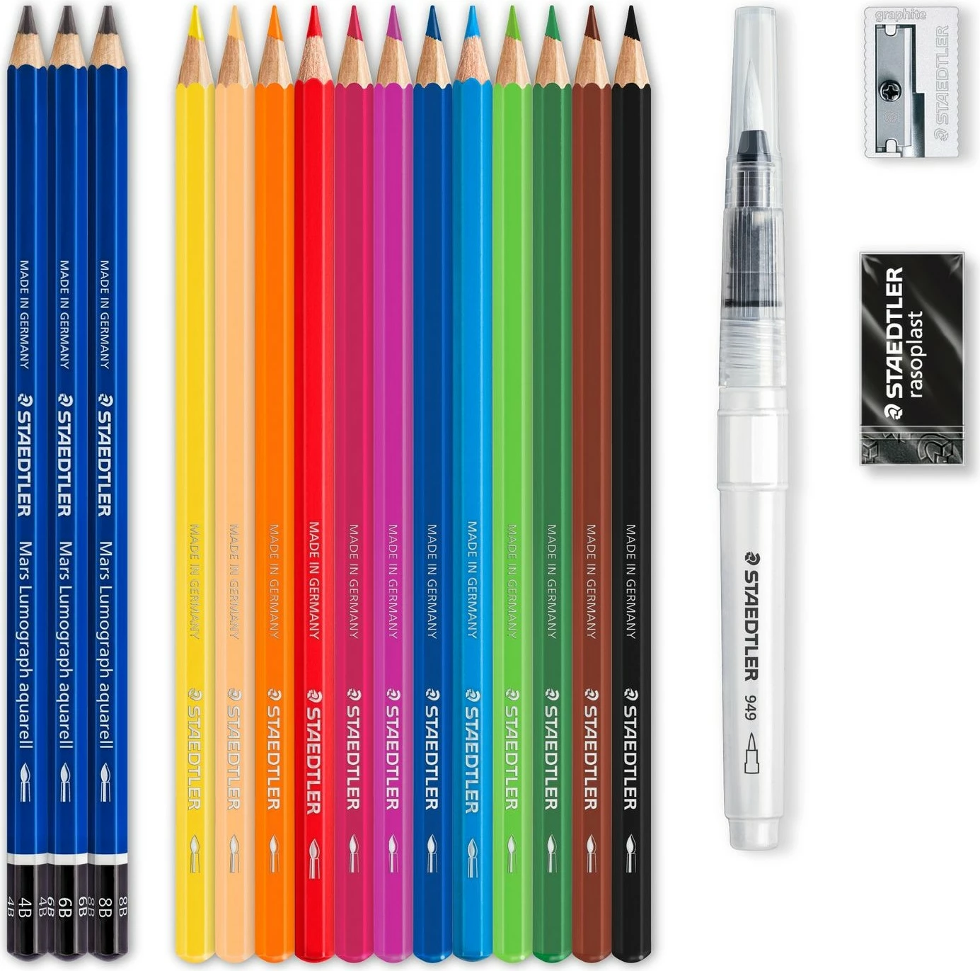 Set lapsa me ngjyra STAEDTLER 146 10C, 15 copë, ngjyra të përziera