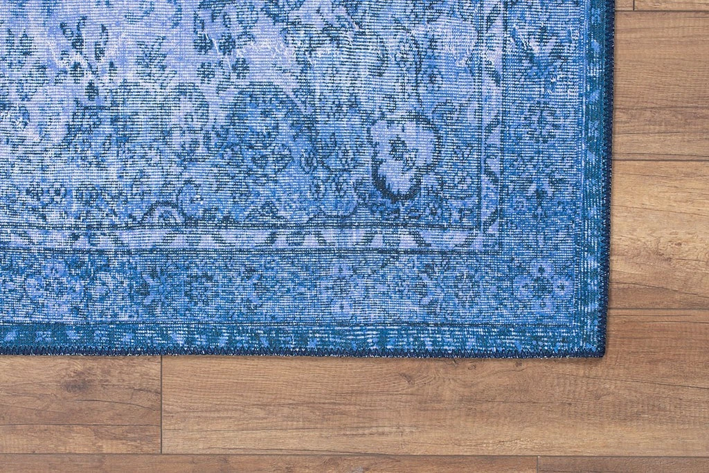Qilim Conceptum Hypnose, Dorian Chenille, ngjyrë kaltër e errët, 210x310cm
