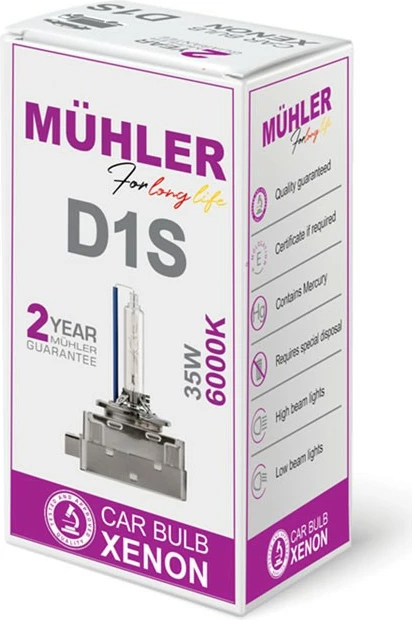 Lampa D1s 6000k Kuti  Muhler