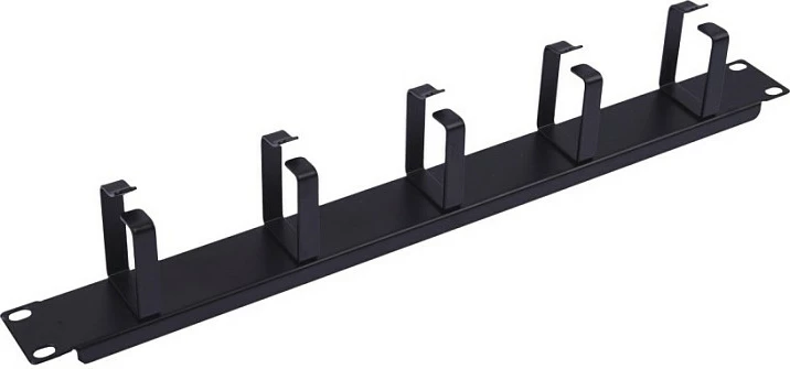 Panel menaxhimi kabllove Equip 19" 1U, 5 unaza, i zi