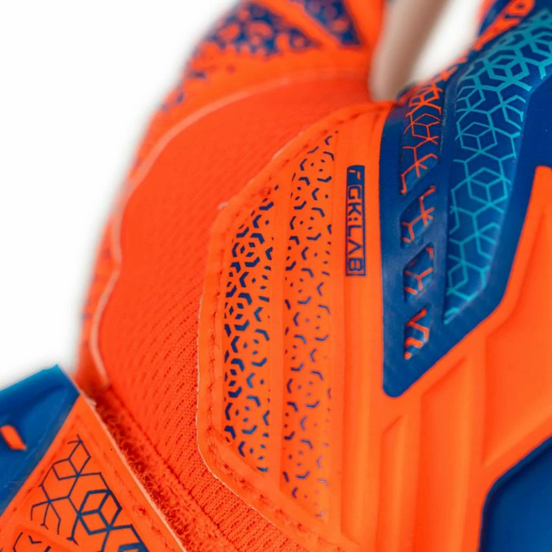 Dorëza portieri për fëmijë Reusch, blu-portokalli