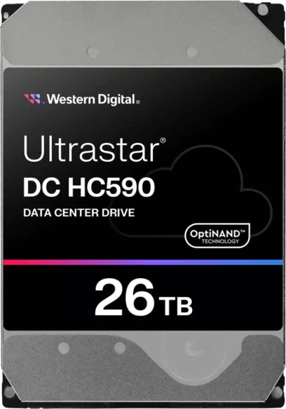 Hard disk intern WD Ultrastar DC HC590 26TB 3.5\" SATA 6Gb/s 7200rpm 512MB (WUH722626ALE6L4 / 0F65672)