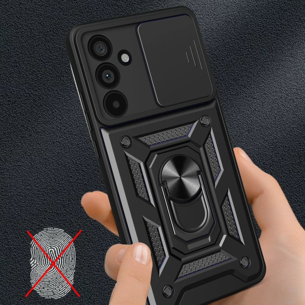 Mbështjellës Tech-Protect CamShield Pro për Samsung Galaxy M55 5G, i zi