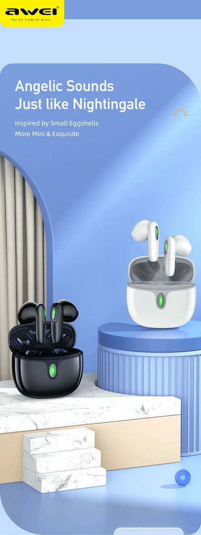 Kufje Me Bluetooth AWEI T39 (Zezë)