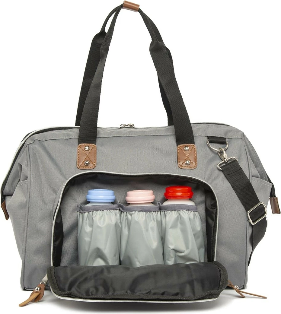 Çantë për pelena, ngjyrë gri, Zoozie Bags, 2154 - 32118