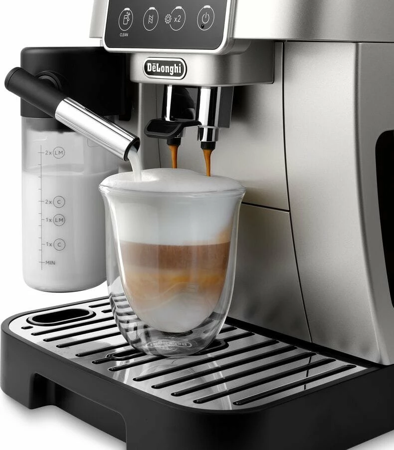 Makinë espresso automatike DeLonghi Magnifica Start ECAM 220.80.SB 1.8L 1450W 15 bar, zi dhe argjend
