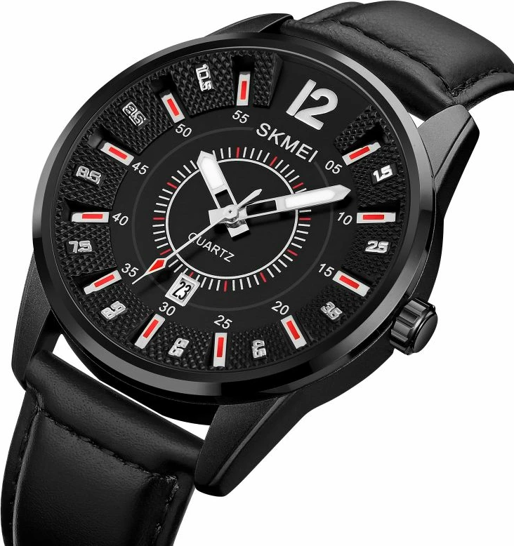 Orë dore për meshkuj Skmei, e zezë