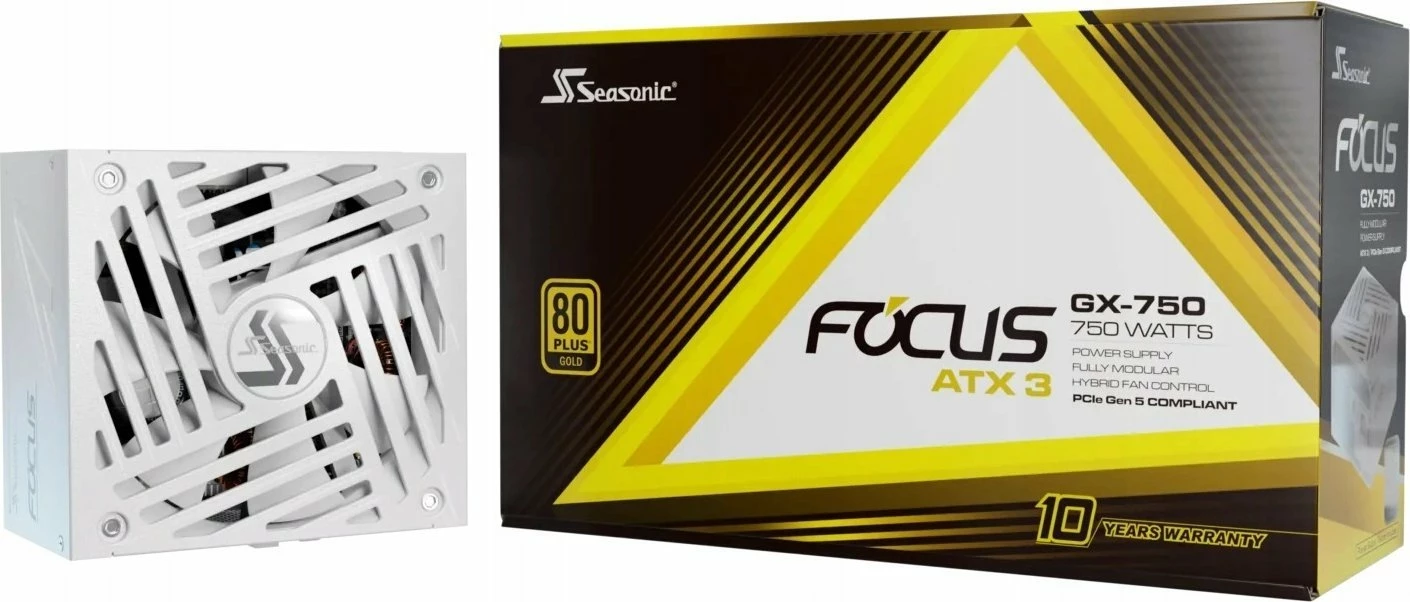 Furnizues energjie SeaSonic Focus GX-750 V4 ATX 3.1 750W 80+ Gold, i bardhë