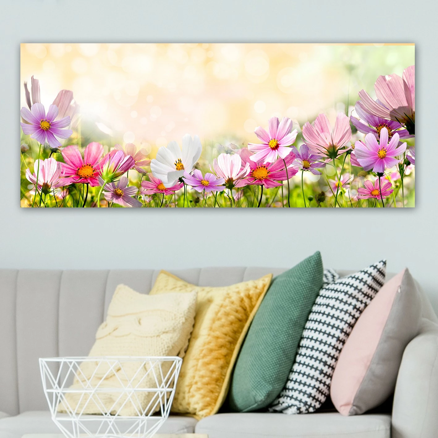 Pikturë dekorative në kanavacë, shumëngjyrëshe, YTY206303467_50120, 50x120cm