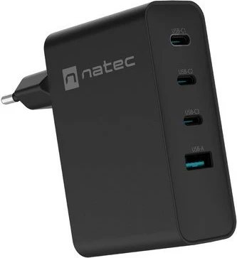 Karikues Natec Ribera GaN 100W USB-A + 3x USB-C i zi