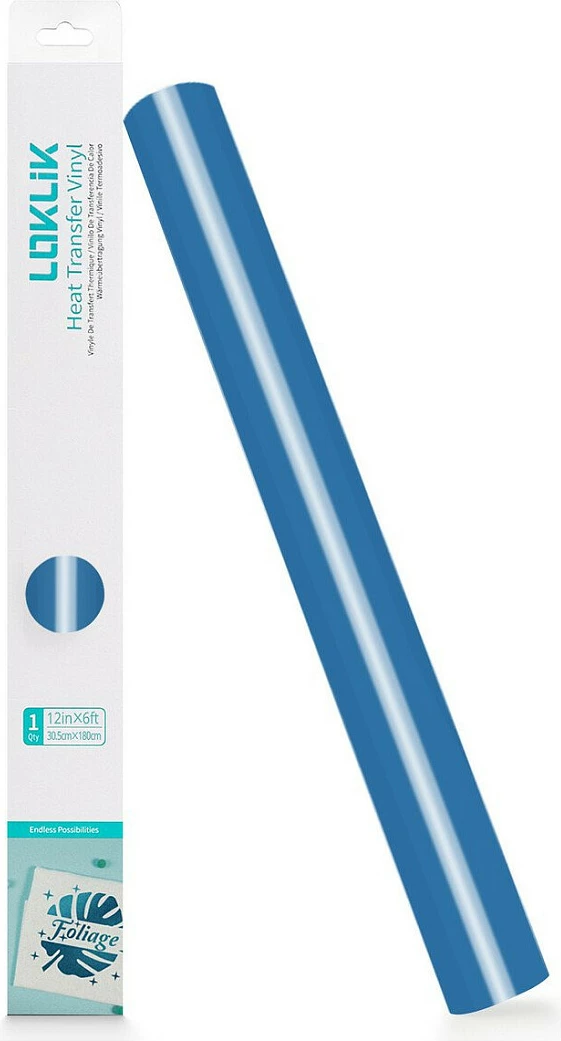 Folie për plotter LOKLiK Basic 30.5 x 180 cm, blu oqean