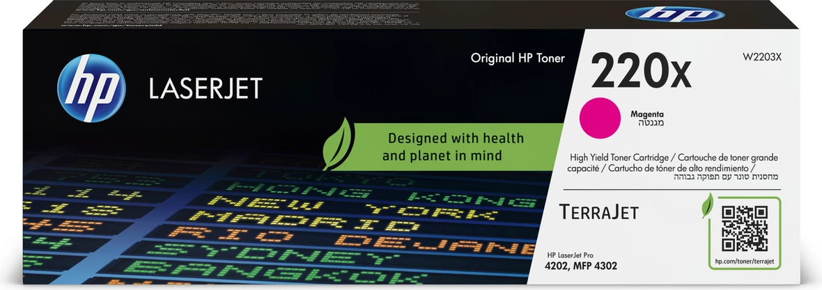 Toner HP 220X W2203X kapacitet i lartë 5500 faqe magenta