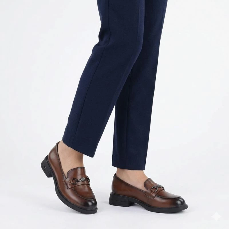 Këpucë lords për femra Vinceza 39991, kafe