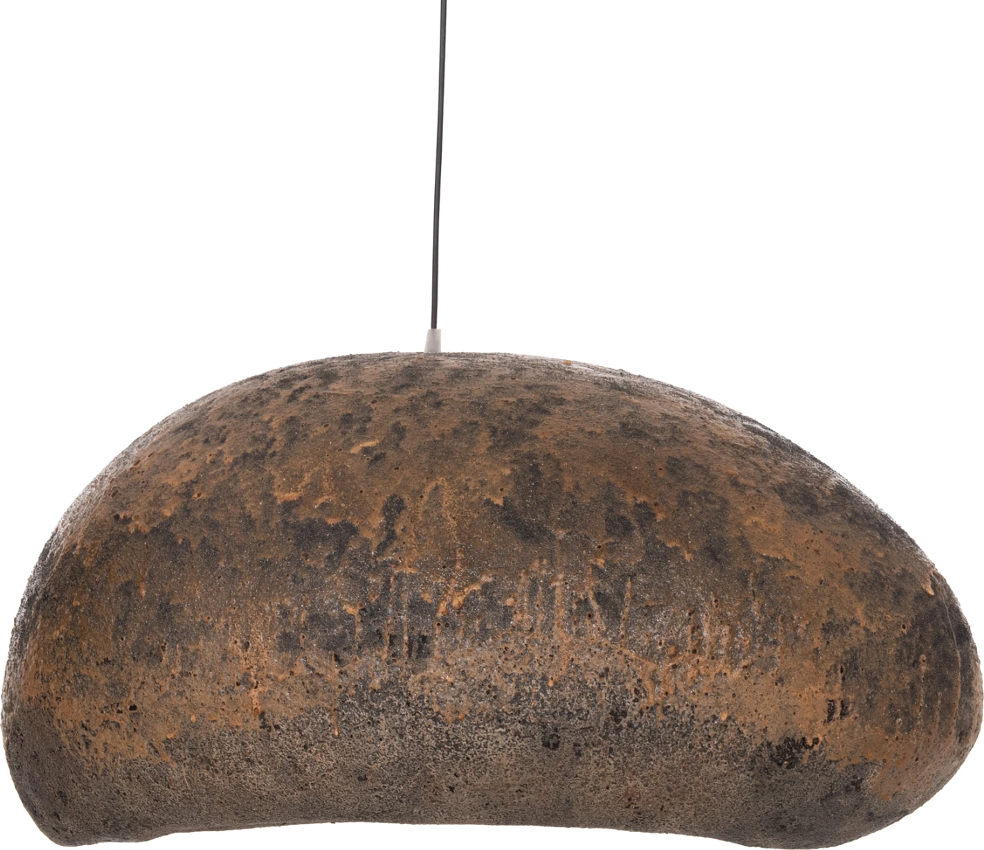 Llambë tavani varëse STONER (L), pamje guri, kafe/gri, FH4419.03, 73x55x40cm