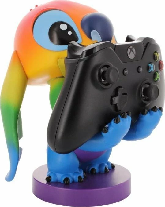 Mbajtës celulari/kontrolleri Cable Guys Disney Lilo & Stitch Rainbow Stitch 20 cm, shumëngjyrësh