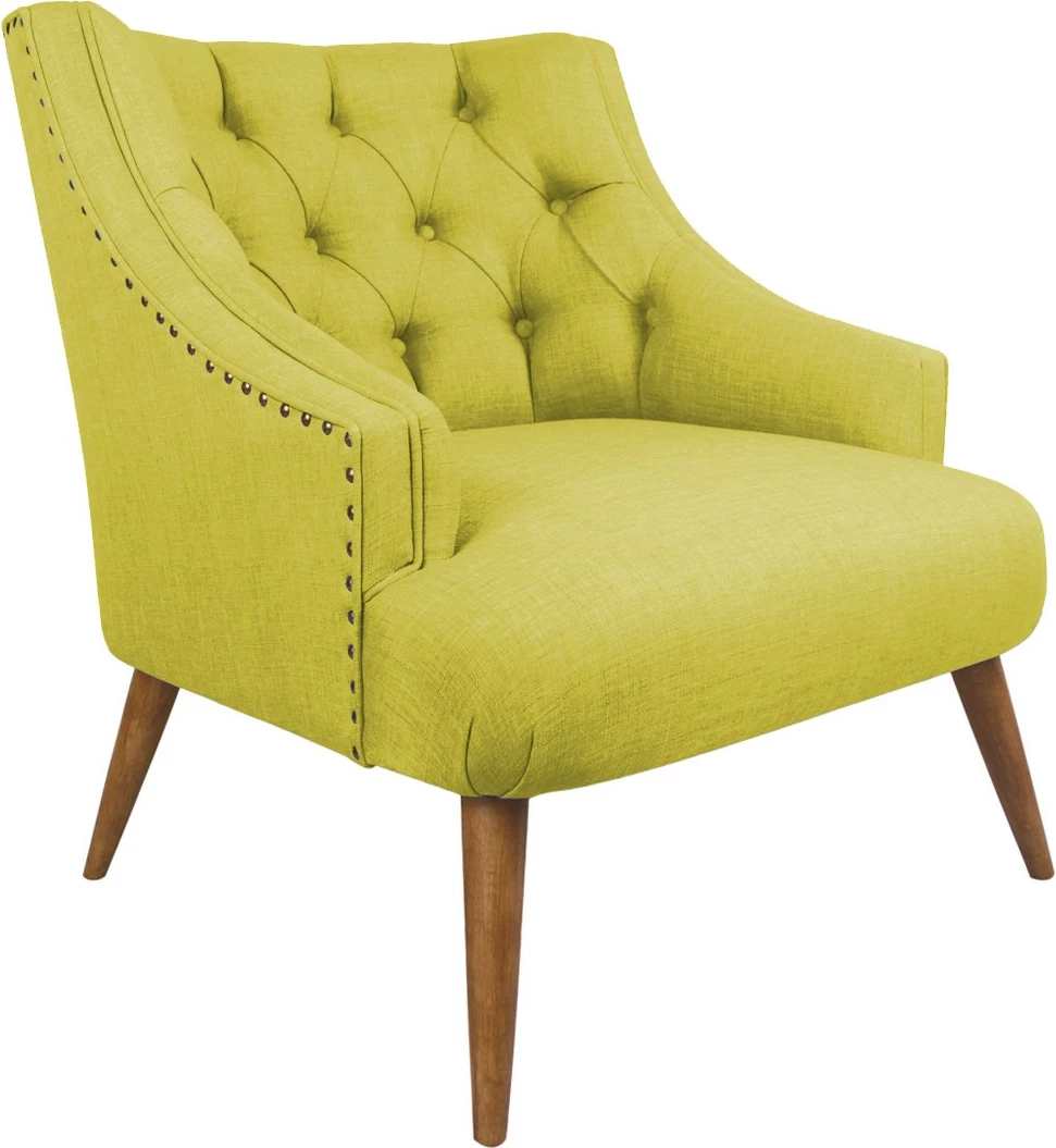 Karrige Wing Atelier del Sofa, Lamont, ngjyrë jeshile pishtaku