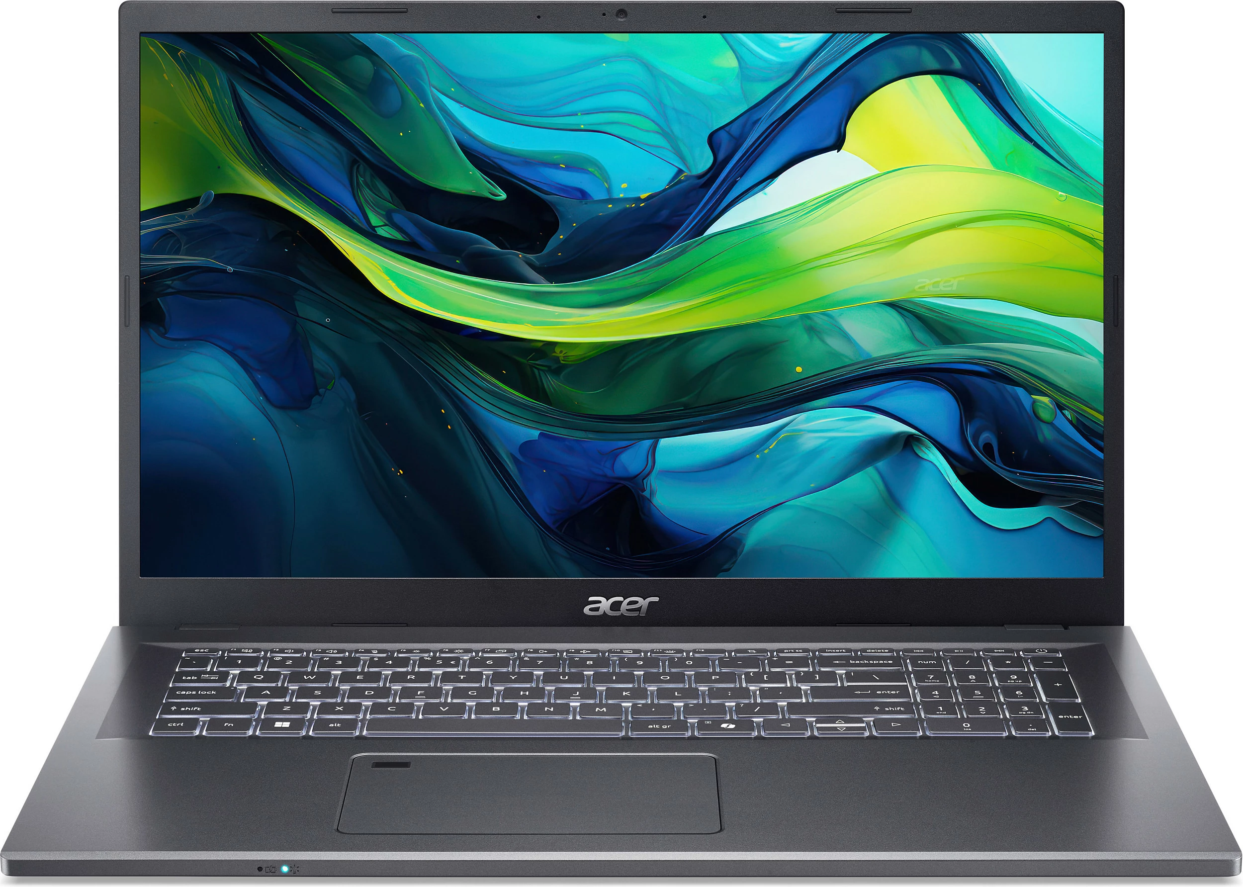 Laptop Acer Aspire 17 A17-51M-70AS, Core 7-150U, 16GB RAM Memorje, 1TB SSD, 17.3" FHD, Windows 11 Home, Steel Gray