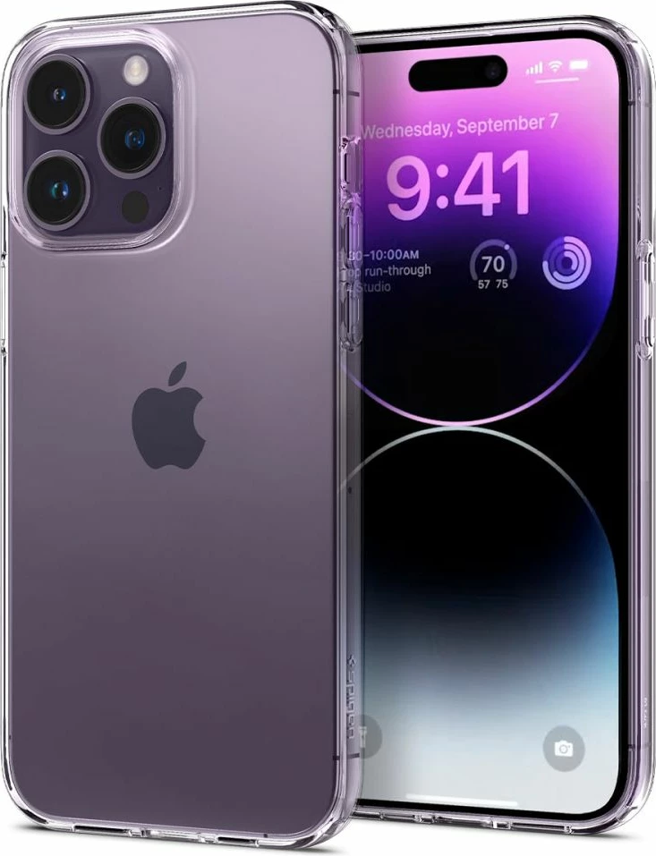 Mbështjellës Spigen Liquid Crystal për iPhone 14 Pro, Transparent