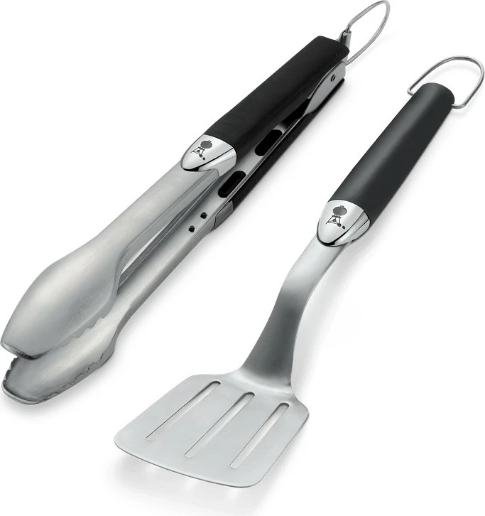 Set veglash për grill Weber 6645, 2 pjesë, inox/zezë
