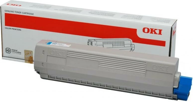 Toner, Oki, C 831 44844507, deri 10,000 faqe A4, cyan