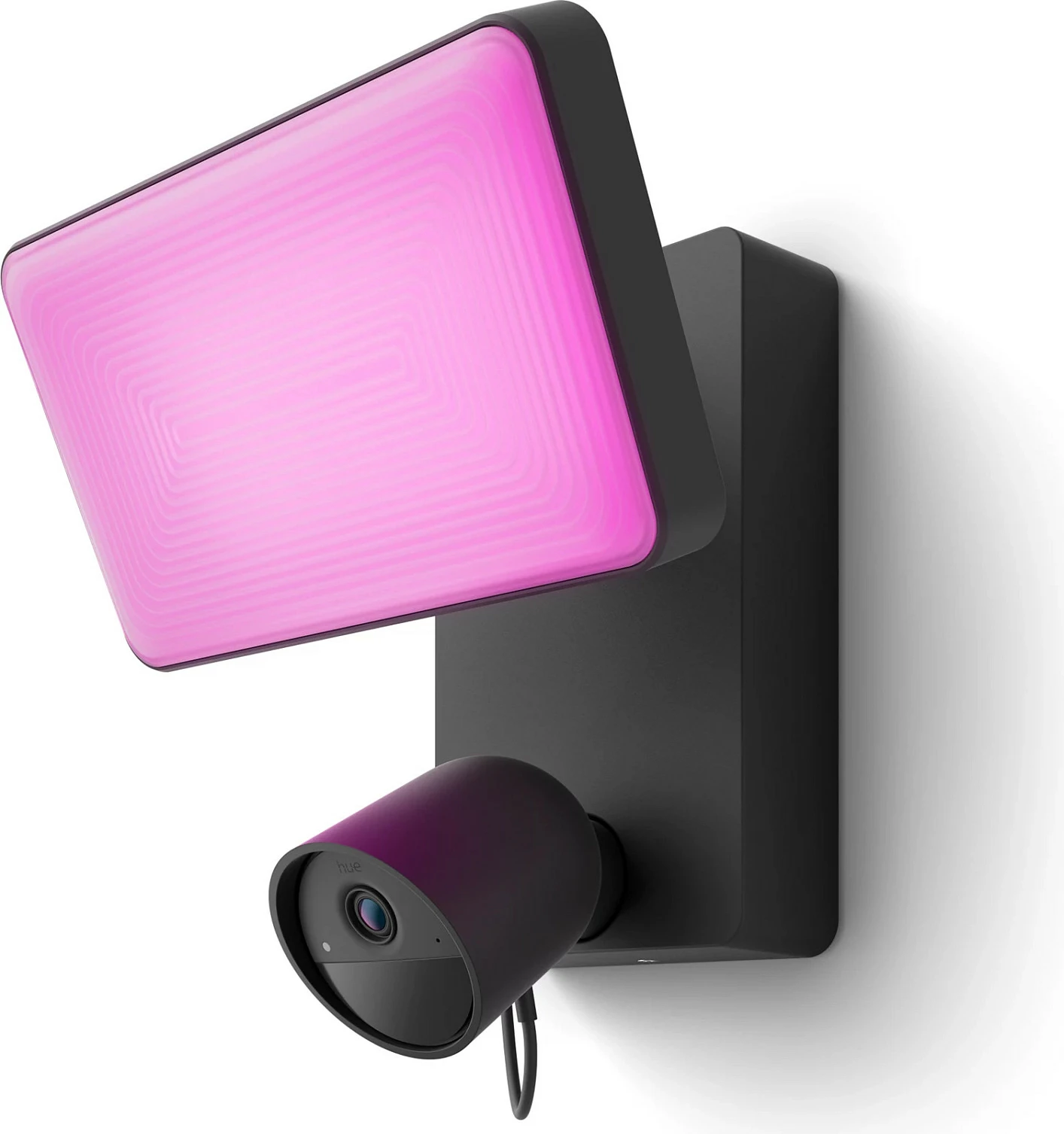 Kamerë sigurie IP me reflektor Philips Hue Secure, 1080p, Wi‑Fi, IP65, e zezë