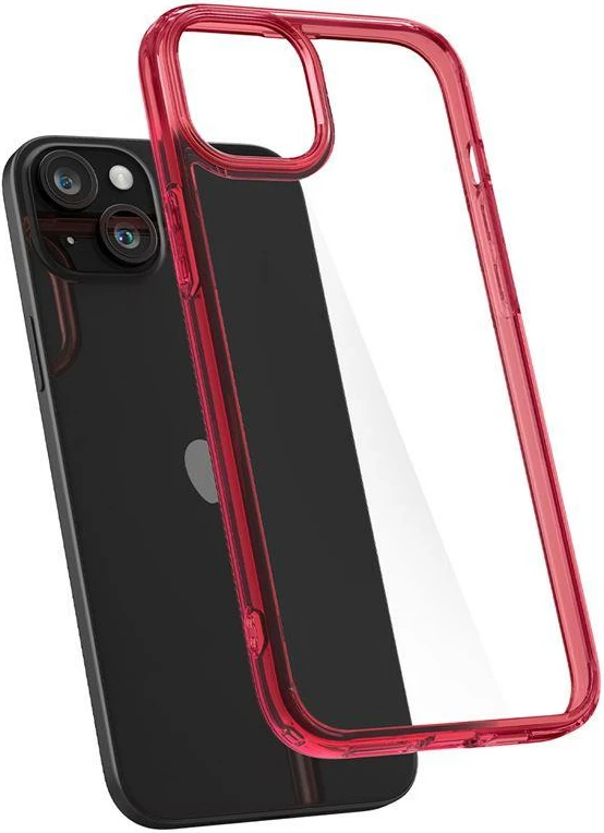 Mbështjellës Spigen Ultra Hybrid për iPhone 15, i kuq