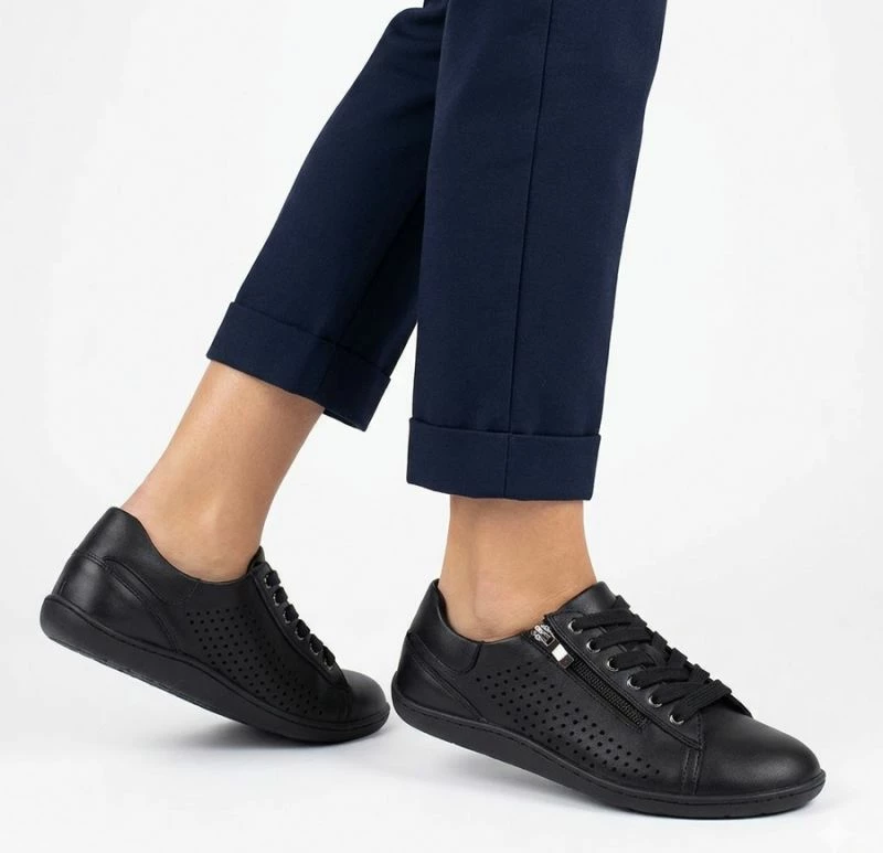 Atlete barefoot për femra Gino Fabiani OL38-6, të zeza