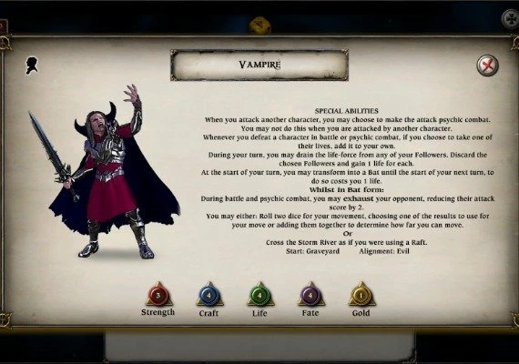 Talisman Character - Vampire DLC EN Global