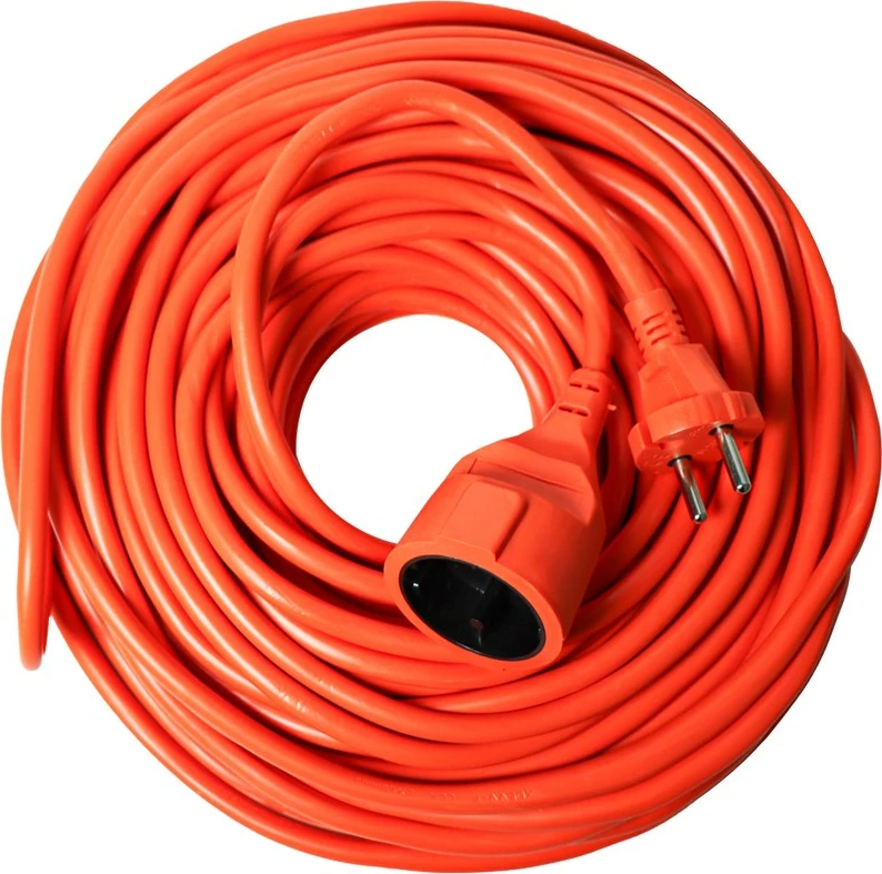 Zgjatues elektrik VERTEX PZO30M2x1,0mm, 30m, portokalli