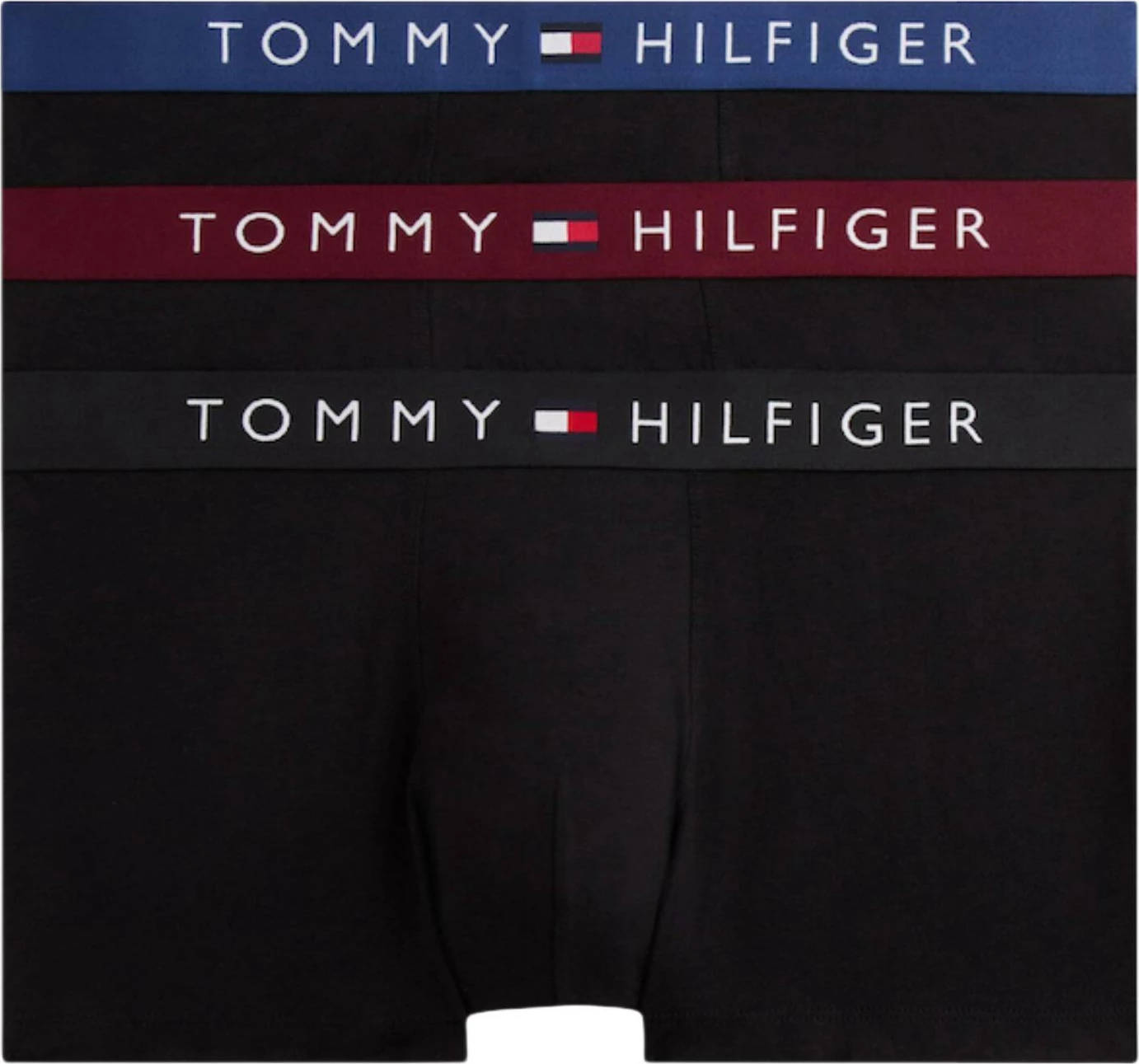 Të brendshme për meshkuj Tommy Hilfiger 3P Trunk WB UM0UM03908, kuqe/zeza