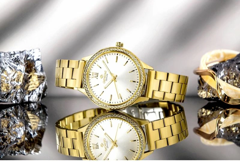 Orë dore femrash Giewont GW1140-B2, gold silver