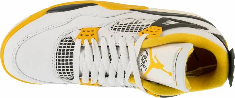 Atlete Nike Jordan për femra, të bardha dhe të verdha