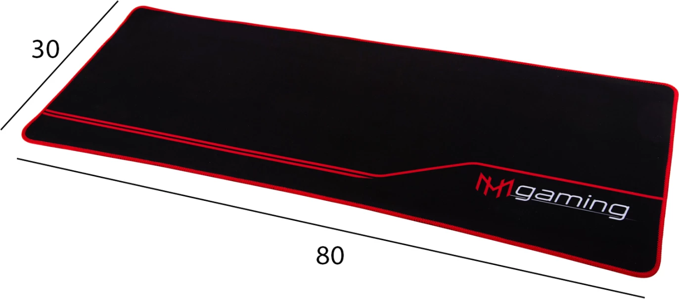Mousepad për lojëra, FH8785, ngjyrë e zezë, 80x30 cm